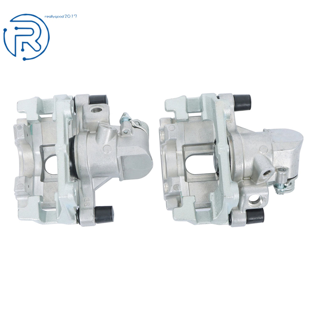 2X Rear Brake Calipers w/ Bracket for Mazda 3 (2004–2008) Volvo S40 V50 C30 C70 (2006–2013)
