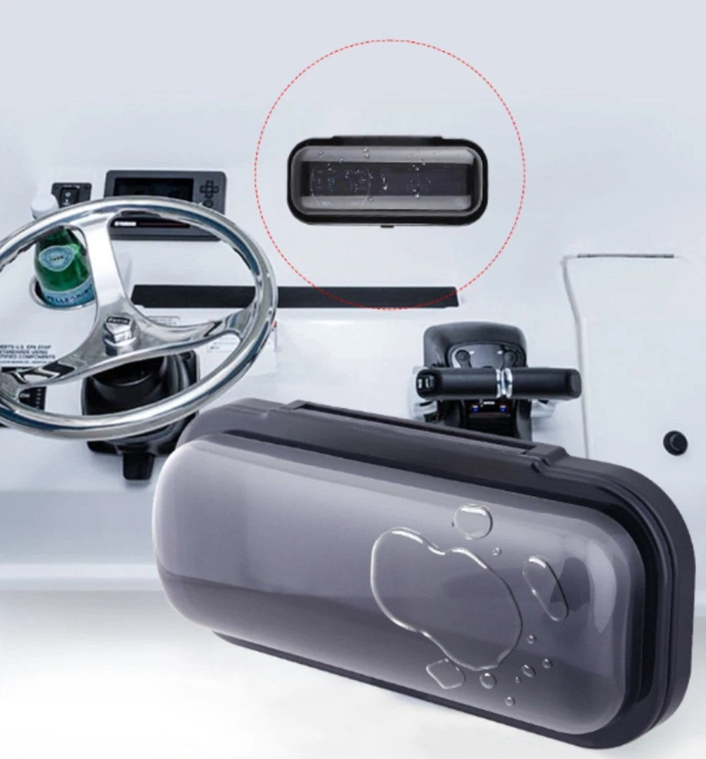 180mm Marine Stereo Protector Cover with Flip-Up Door