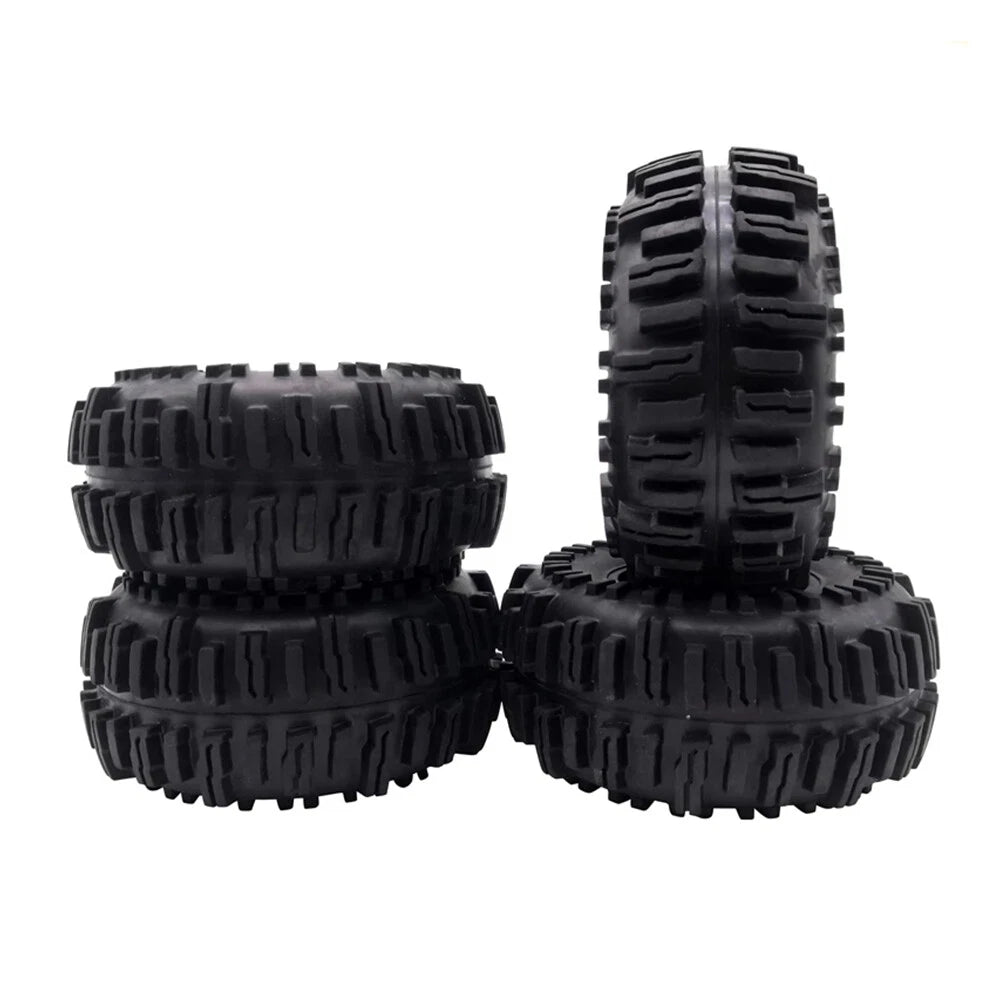 Set of 4 Rubber Rock Crawler Tires 2.2" for Axial SCX10 Wraith TRX-4