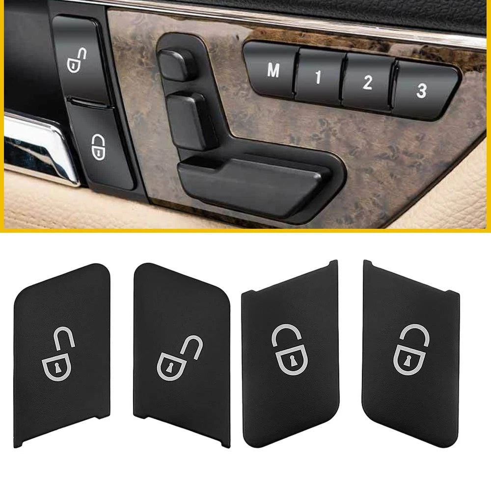 Lock Door Unlock Switch Button Cover Trim for Mercedes Benz Class W204 (2007–2014)