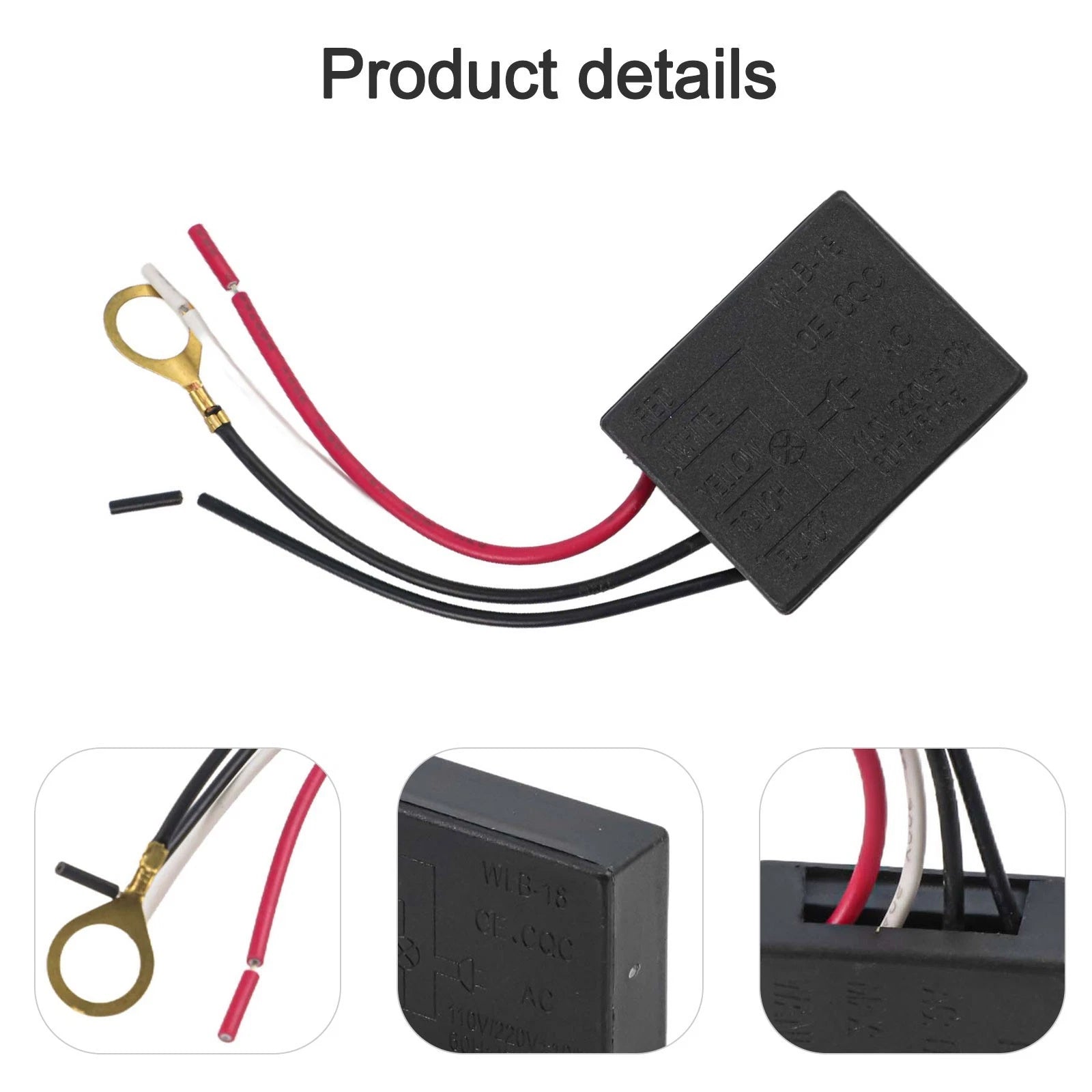Touch Sensor Switch for Desk Lamp (AC 220V 3A)