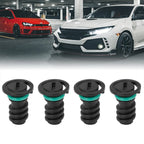 Set of 4 Engine Oil Drain Plugs for Mercedes C63 AMG (2008–2015) 0029902017 Black