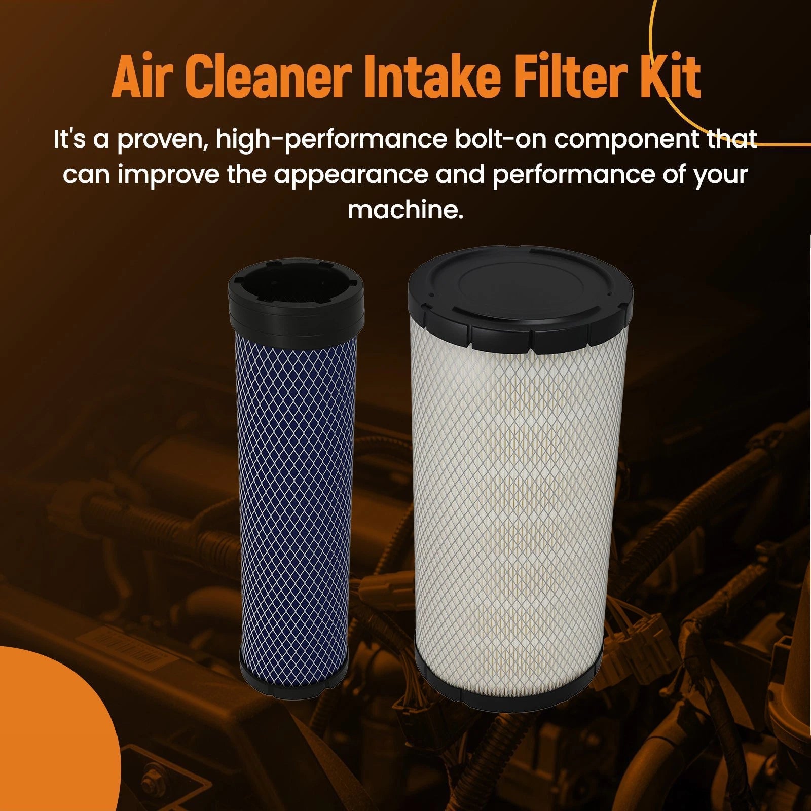 Air Filter for Kubota M100GXDTC M100XDTC (2000-2023)