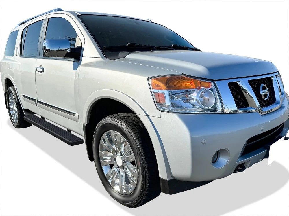 iBoard Running Boards for Nissan Armada (2004-2016) 6 Inch Matte Black