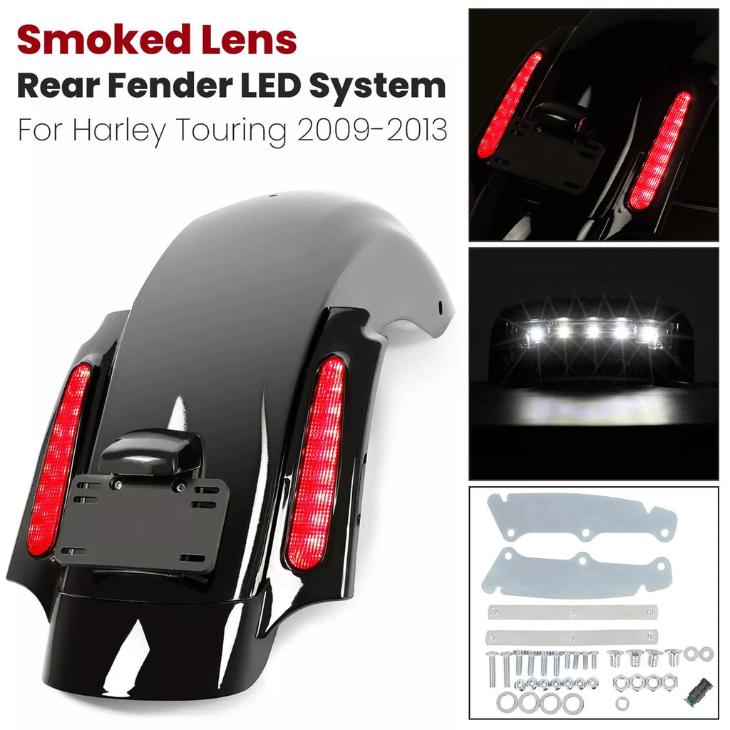 Rear Fender System for Harley CVO Touring Road King Electra Street Glide (2009–2013)