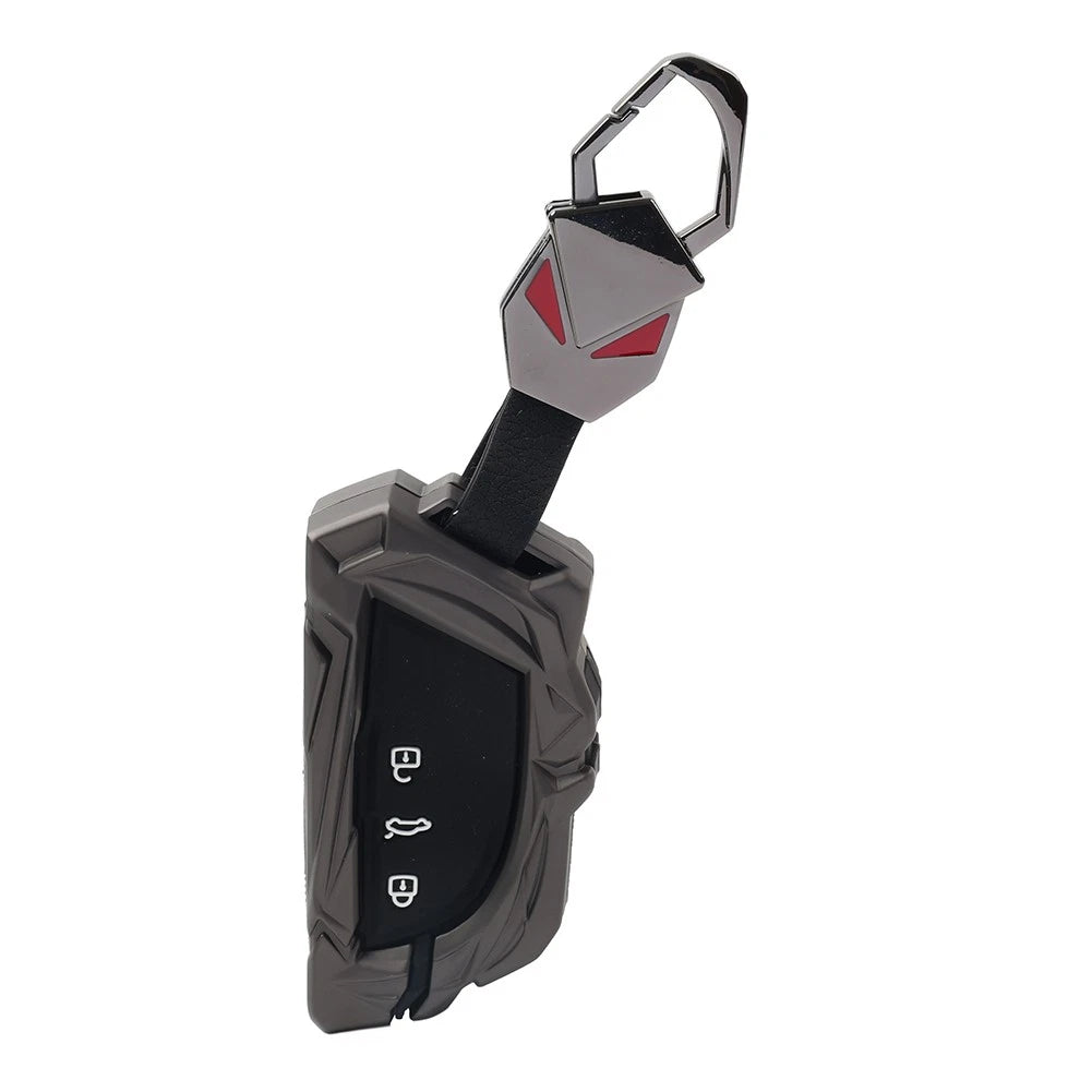 3 Button Key Shell Cover Fob for VW Polo, ID.3, Atlas, Seat Leon, Cupra