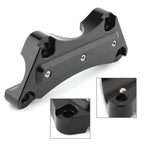 3-Hole Black 1" Handlebar Risers Top Clamp for Harley Touring (1997-2019)