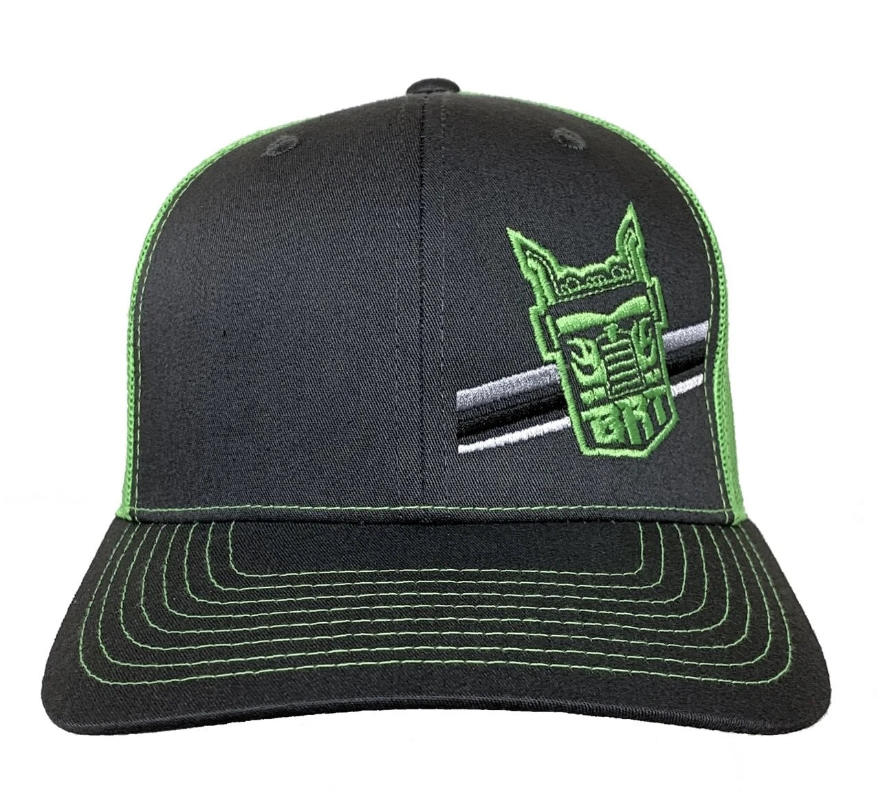 Big Rig Trucks 'Tees' Richardson Charcoal/Green Hat