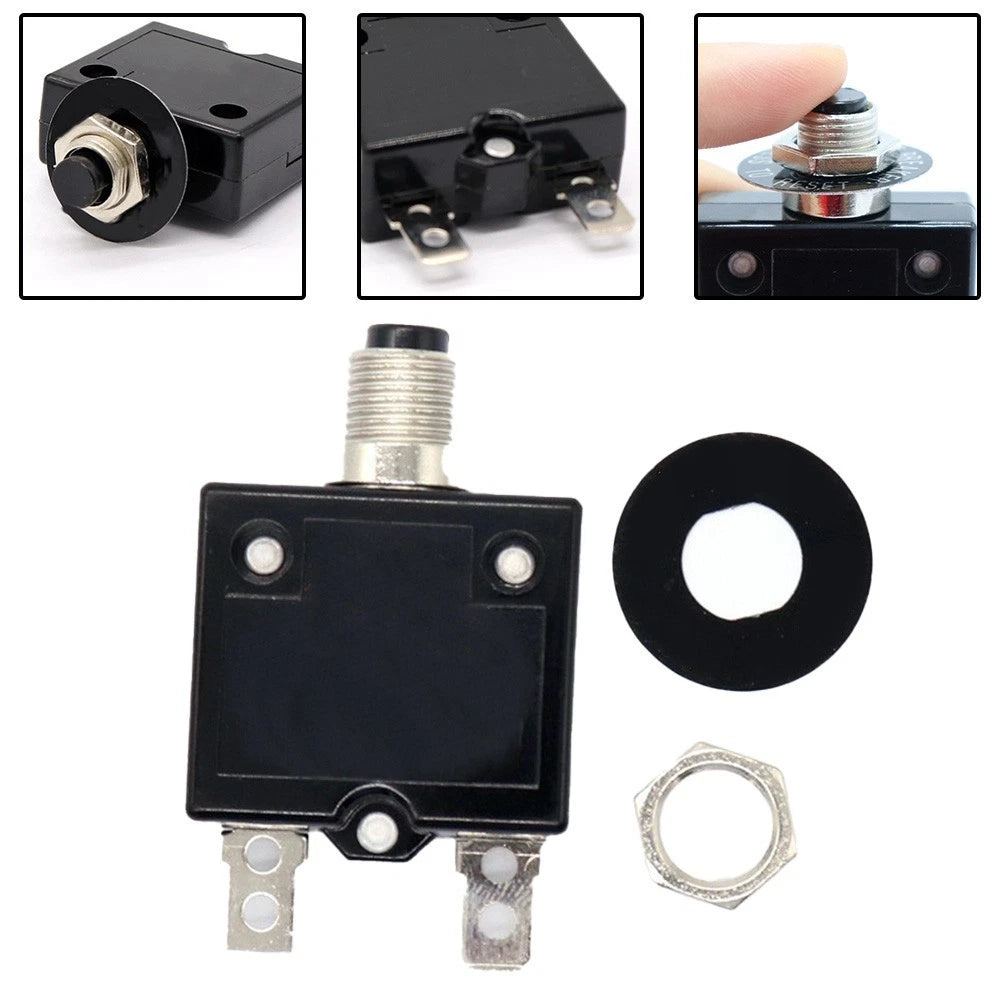 1pc 20A AC 125/250V Black Direct Replacement for Automotive