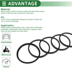 Set of 5 Oil Seal Rotary Shaft Seal NBR Rubber 100x110x6mm