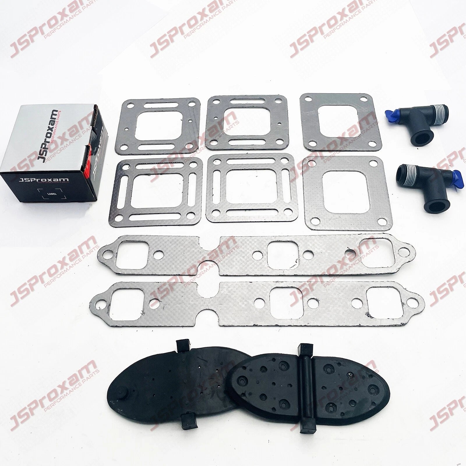 Wet Joint Exhaust Bellows Kit for MerCruiser V6 175-205 (4" 32-44348001 27-41813)