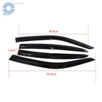 Set of 4 Window Visors for Dodge Charger (2011–2020) Acrylic Rain Guards