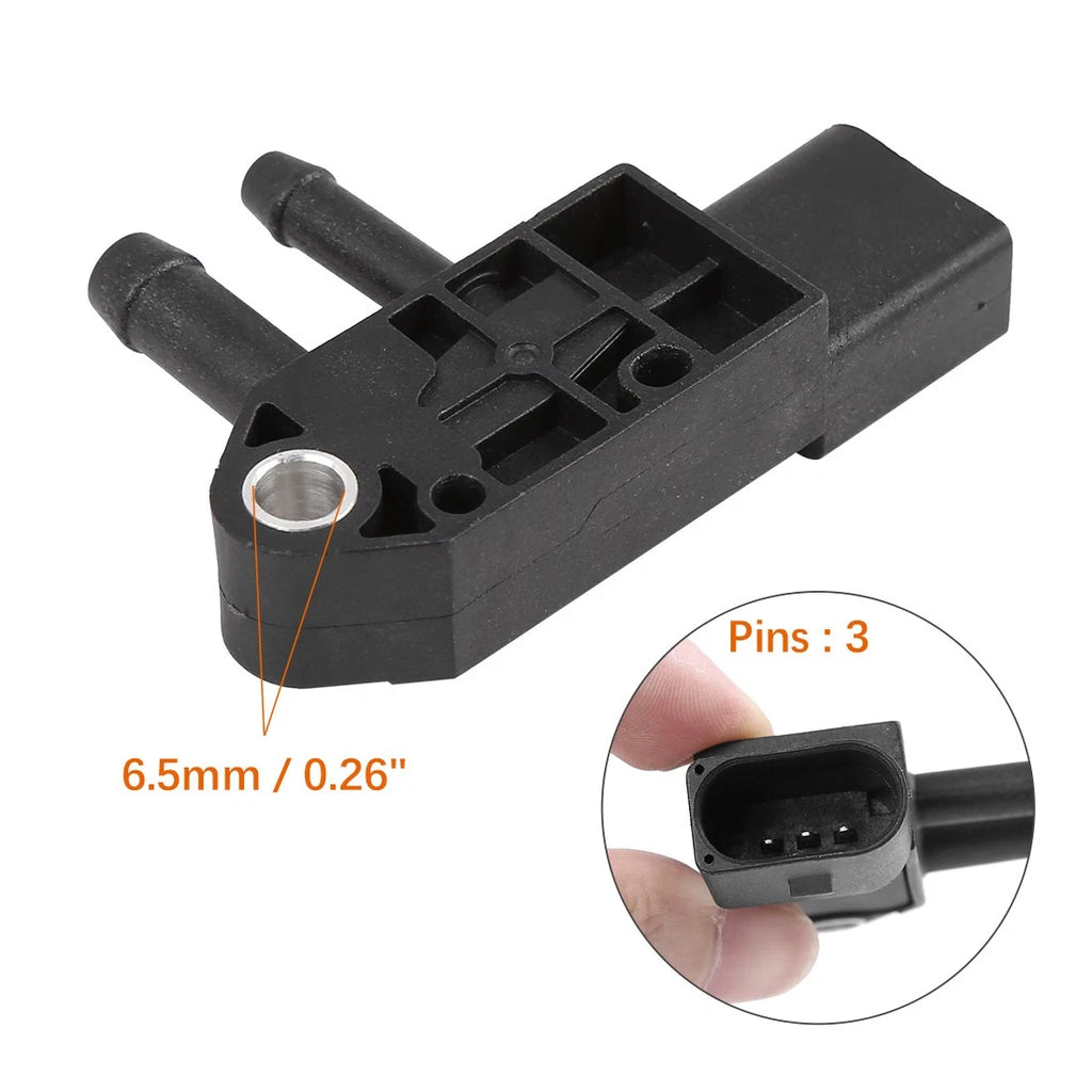 Differential Pressure Sensor 076906051B 0281006082 for VW Golf Audi Seat 