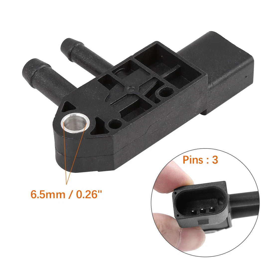 Differential Pressure Sensor 076906051B 0281006082 for VW Golf Audi Seat 