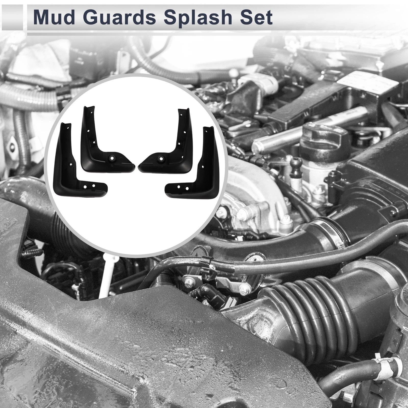 Set of 4 Mud Flaps Splash Guards for Subaru Legacy (2015–2023)