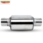 2X 3" Center Inlet/Outlet Stainless Steel Single Chamber Exhaust Muffler
