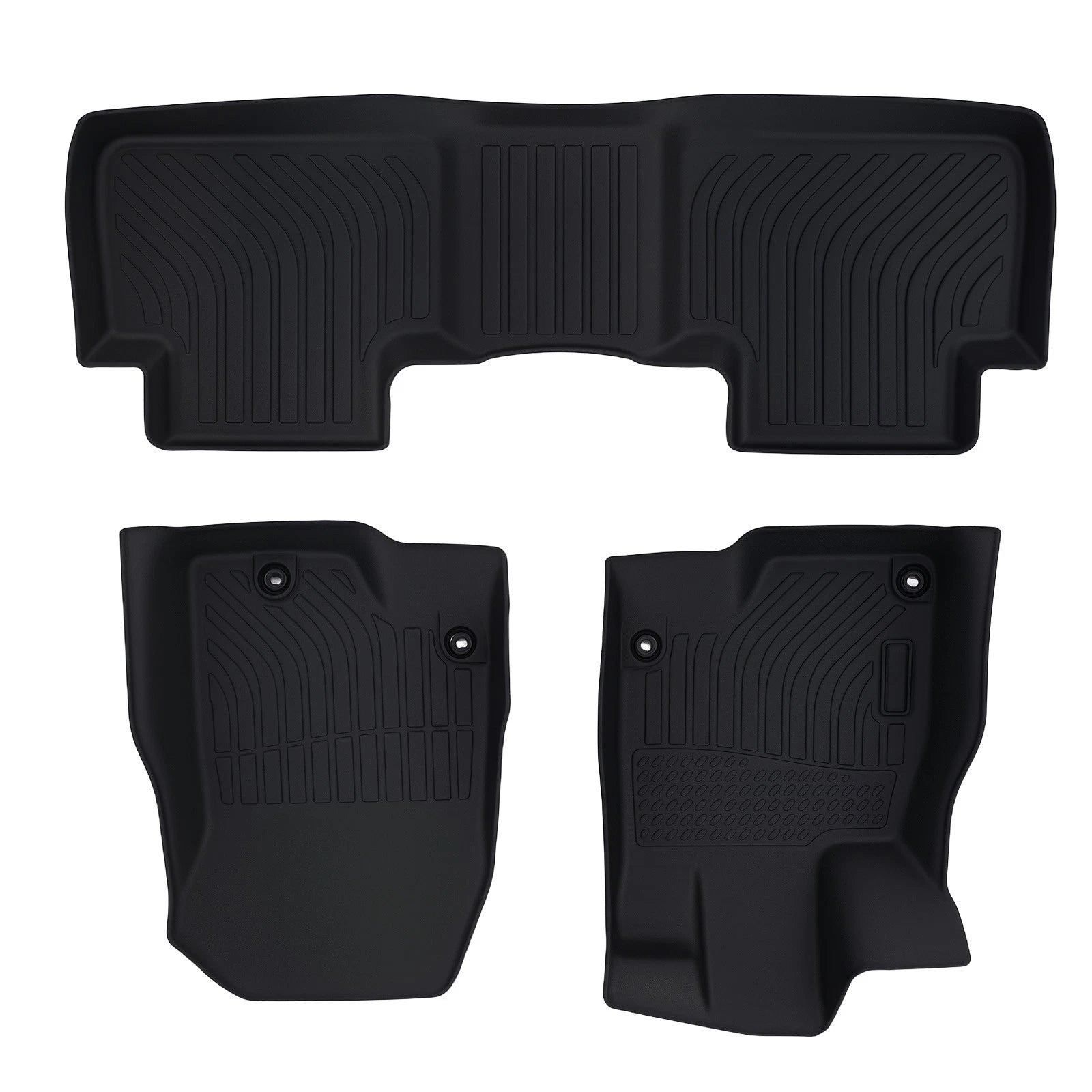 Custom All-Weather Floor Mats for Acura RDX (2019–2025) Black TPE