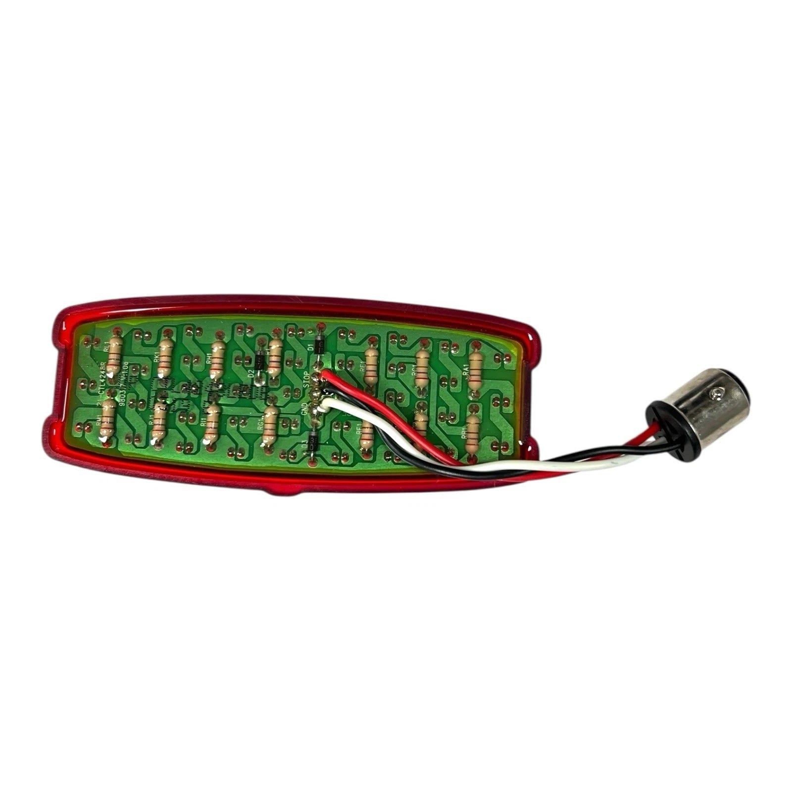 Flush Mount LED Tail Lights Pair with Chrome Bezels for 1941–1948 Chevy Cars