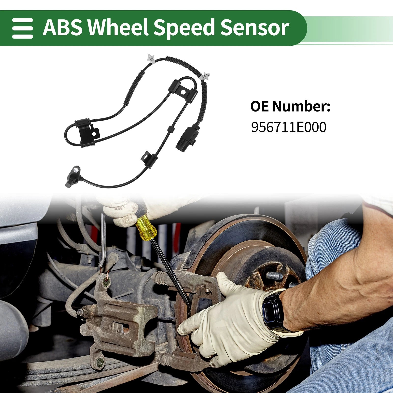 ABS Wheel Speed Sensor No. 956711E000 for Hyundai Accent (2010–2011)