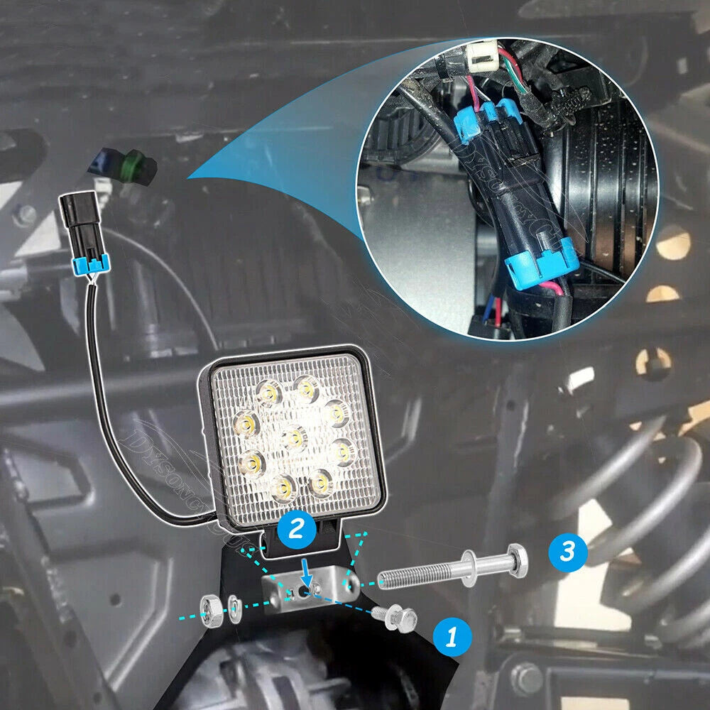 Back-Up Light Plug for Polaris Ranger XP 1000/Northstar (2018–2024)