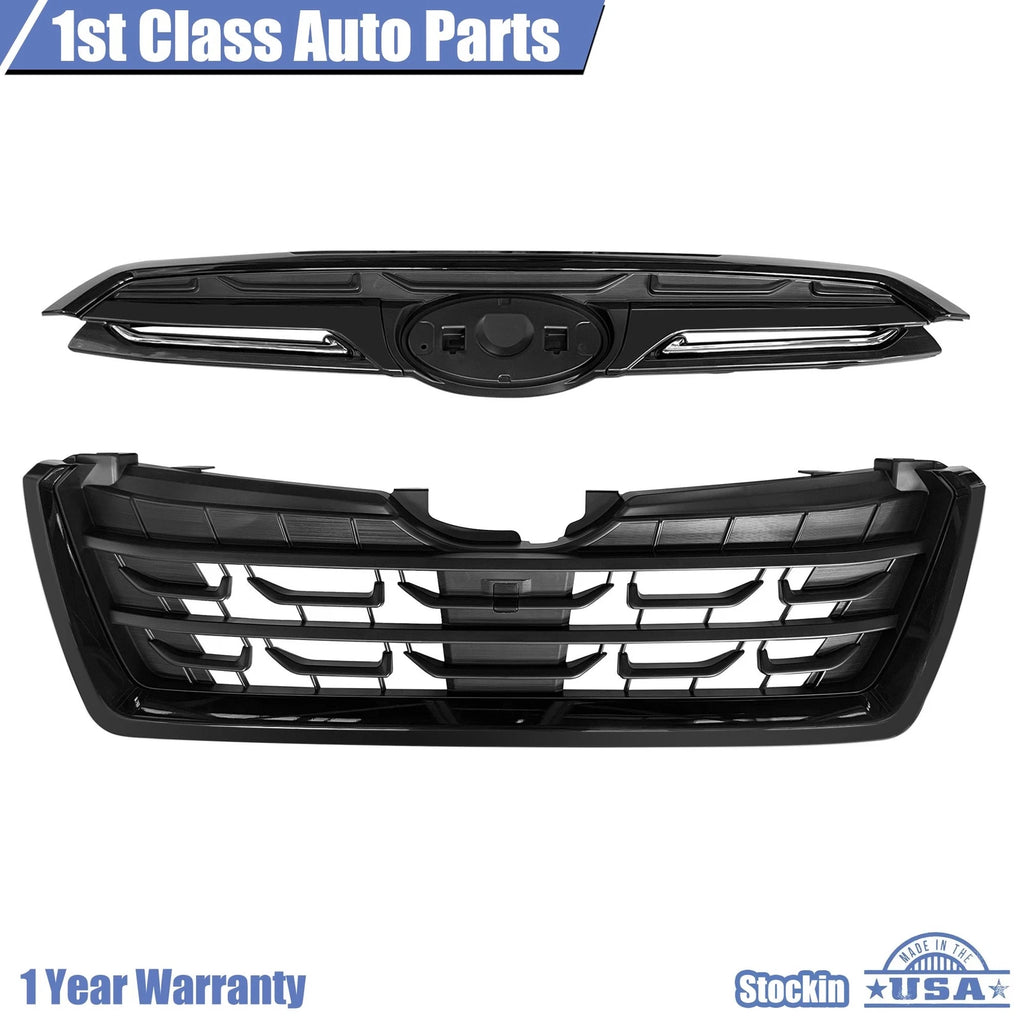 Chrome Front Bumper Grille Trim for Subaru Forester (2022–2023)