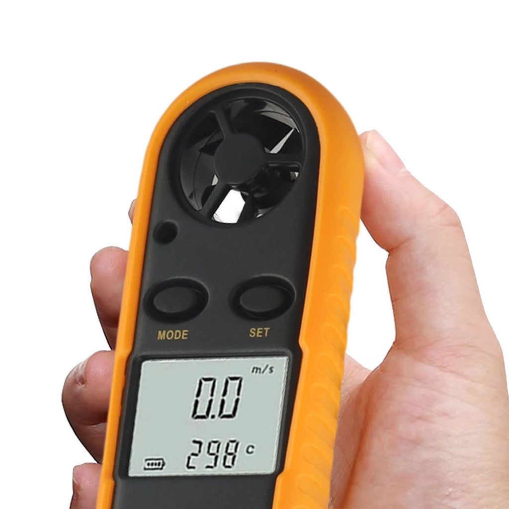 Pocket Anemometer for Comfortable Grip and Easy Operation