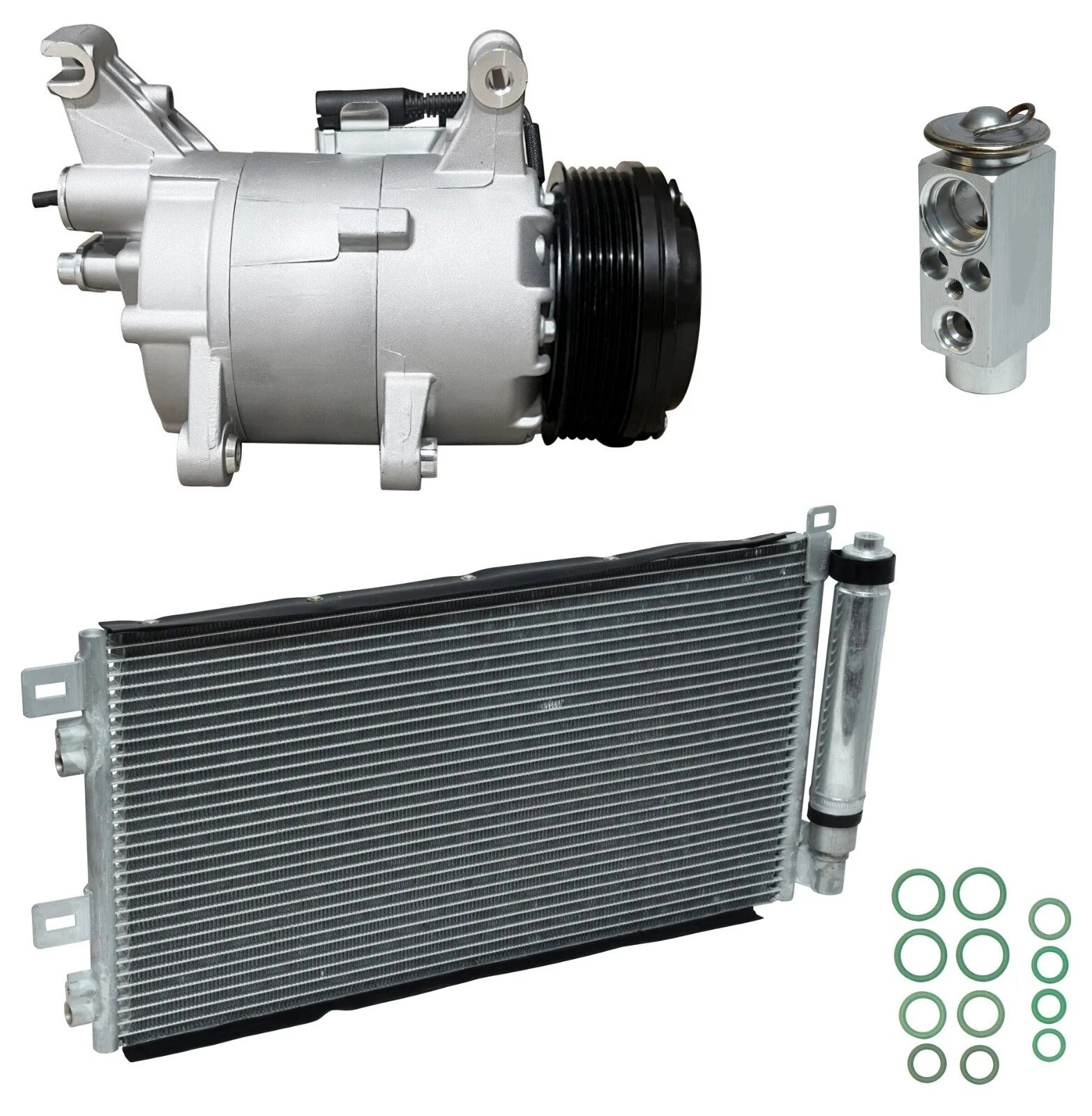 AC Compressor Kit with Condenser for Mini Cooper 1.6L (2006–2008)