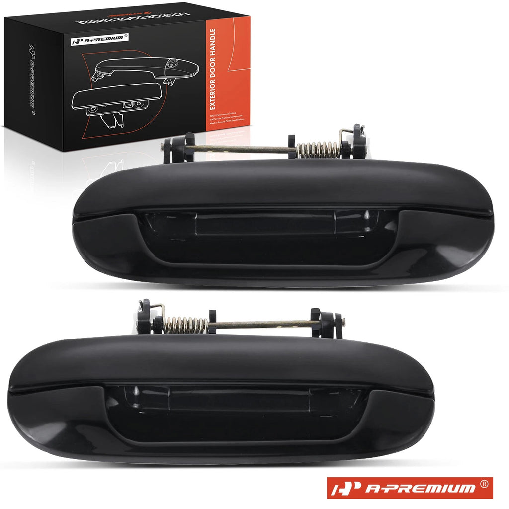 2X Rear Black Exterior Door Handle for Chevy Trailblazer GMC Envoy (2002–2009)