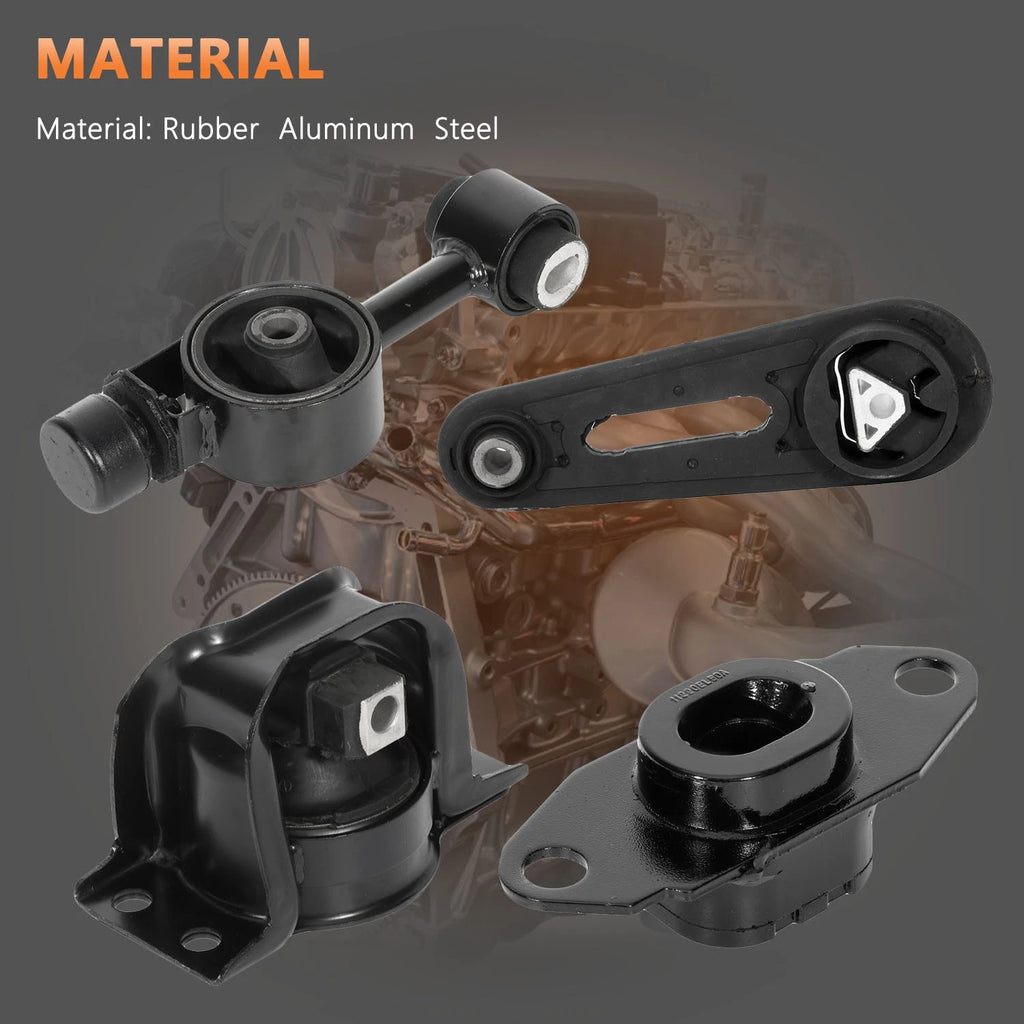 Set of 4 Motor Transmission Mounts for Nissan Cube (2009–2014)