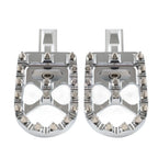 MX Style Wide Foot Pegs for Harley Softail (2018–2023) Chrome