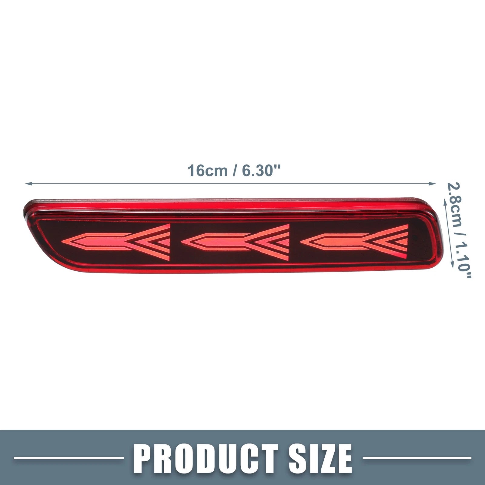 LED Rear Bumper Fog Brake Tail Light for Suzuki Ciaz (2014–2023)