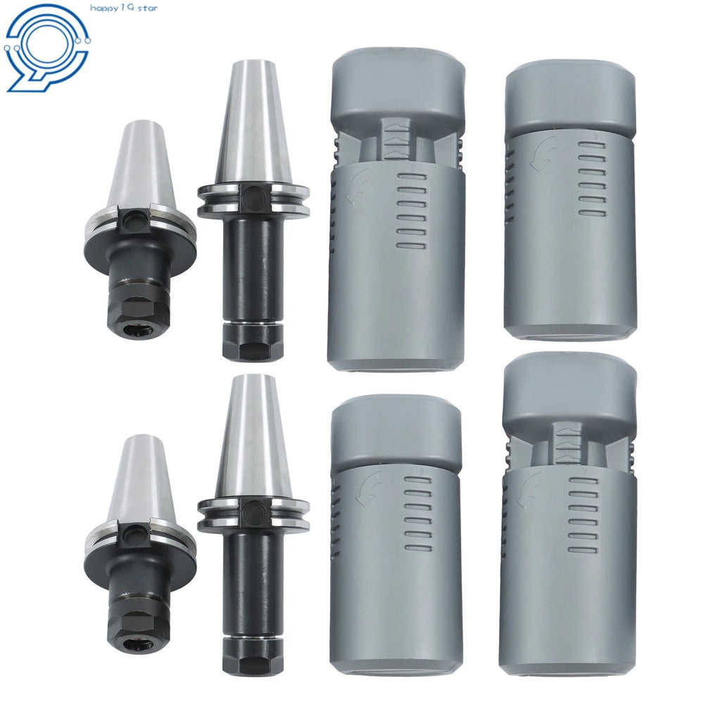 Set of 4 CAT40 ER20 Chucks for Precision Tool Holders (0.0001" Runout)