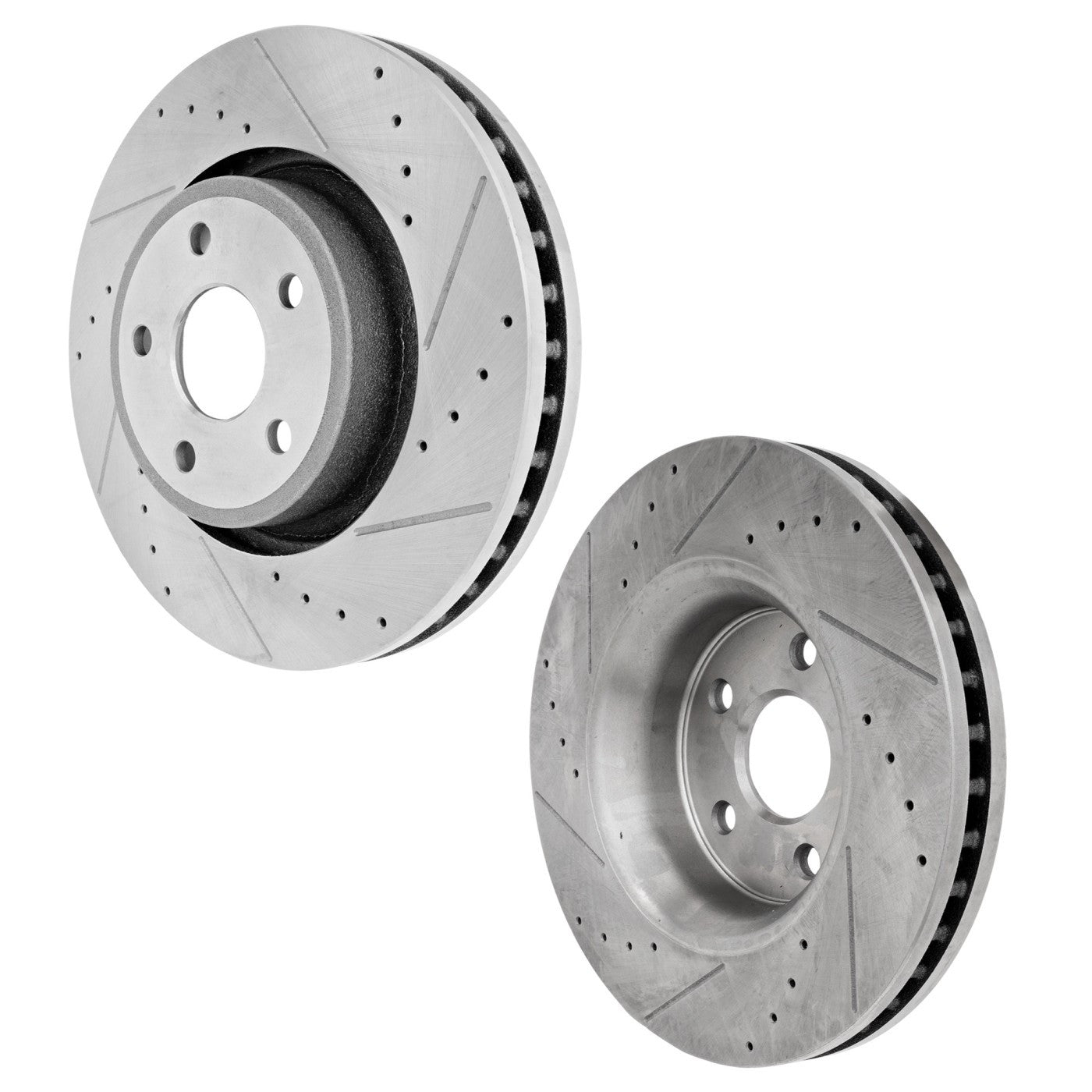 Brake Disc & Pad Kit for Jeep Grand Cherokee (2011–2016) Cross-drilled
