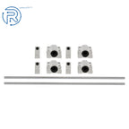 10x 500mm Linear Motion Rail Shaft with 4 SCS10UU Bearings & SK10 Support