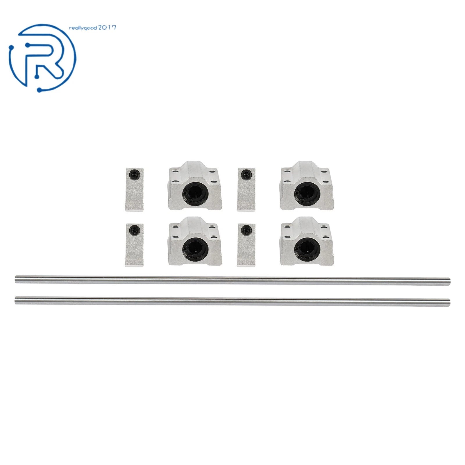 10x 500mm Linear Motion Rail Shaft with 4 SCS10UU Bearings & SK10 Support