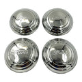 7.5 Inch Stainless Steel Hubcaps Kit with Ford Script for Aftermarket Rims
