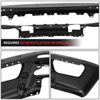 Front Bumper for Ford Ranger (2019–2024) w/Fog Lights, Primered Black