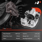 Pair Rear Disc Brake Calipers for Ford Explorer Jeep Wrangler (2000–2021)