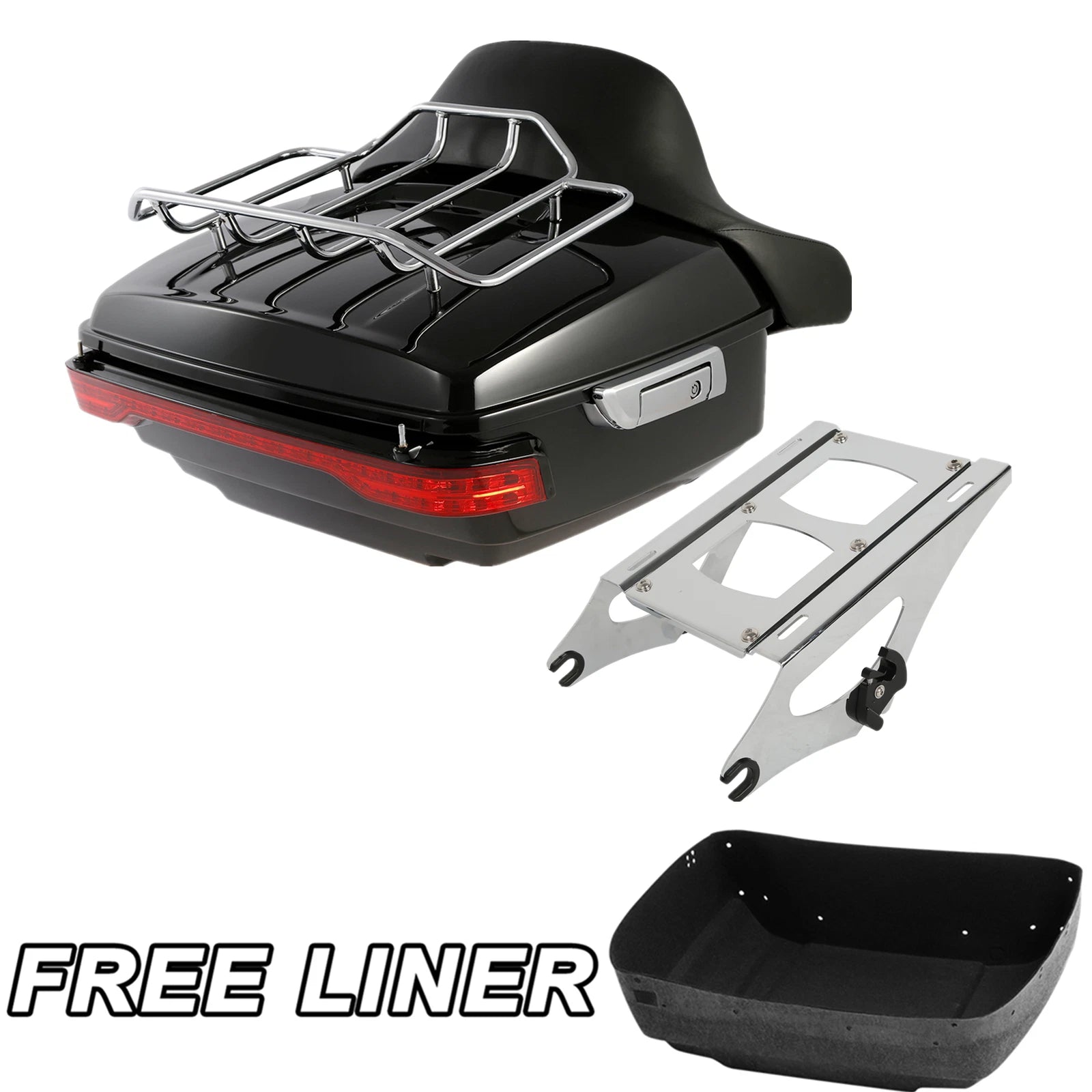 Trunk Pad Rack Light Mount for Harley Electra Glide (2014–2023)