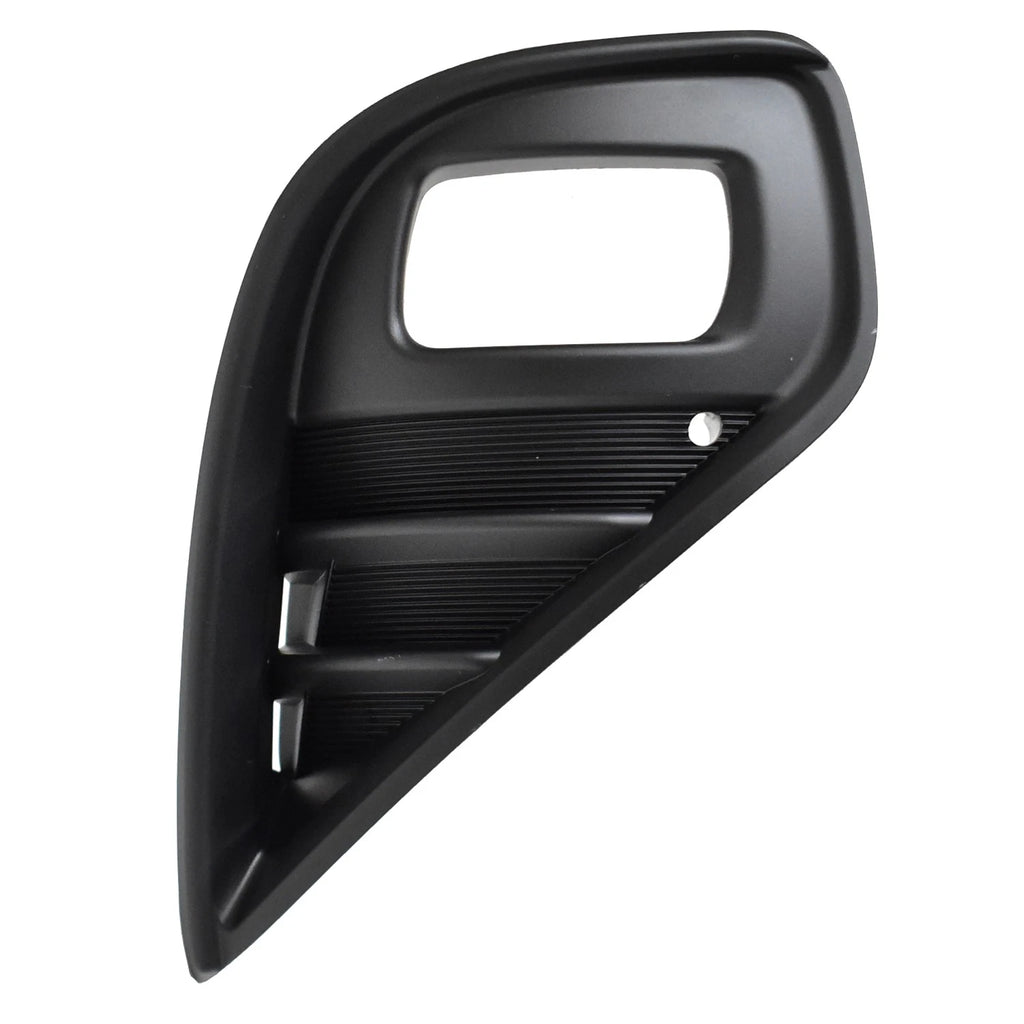 Replacement Black Textured Polypropylene Front Passenger Side Fog Light Bezel