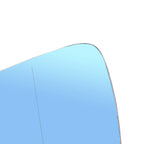 Heated Blue Left Exterior Mirror Glass for BMW E60 E61 E63 (2003-2010)