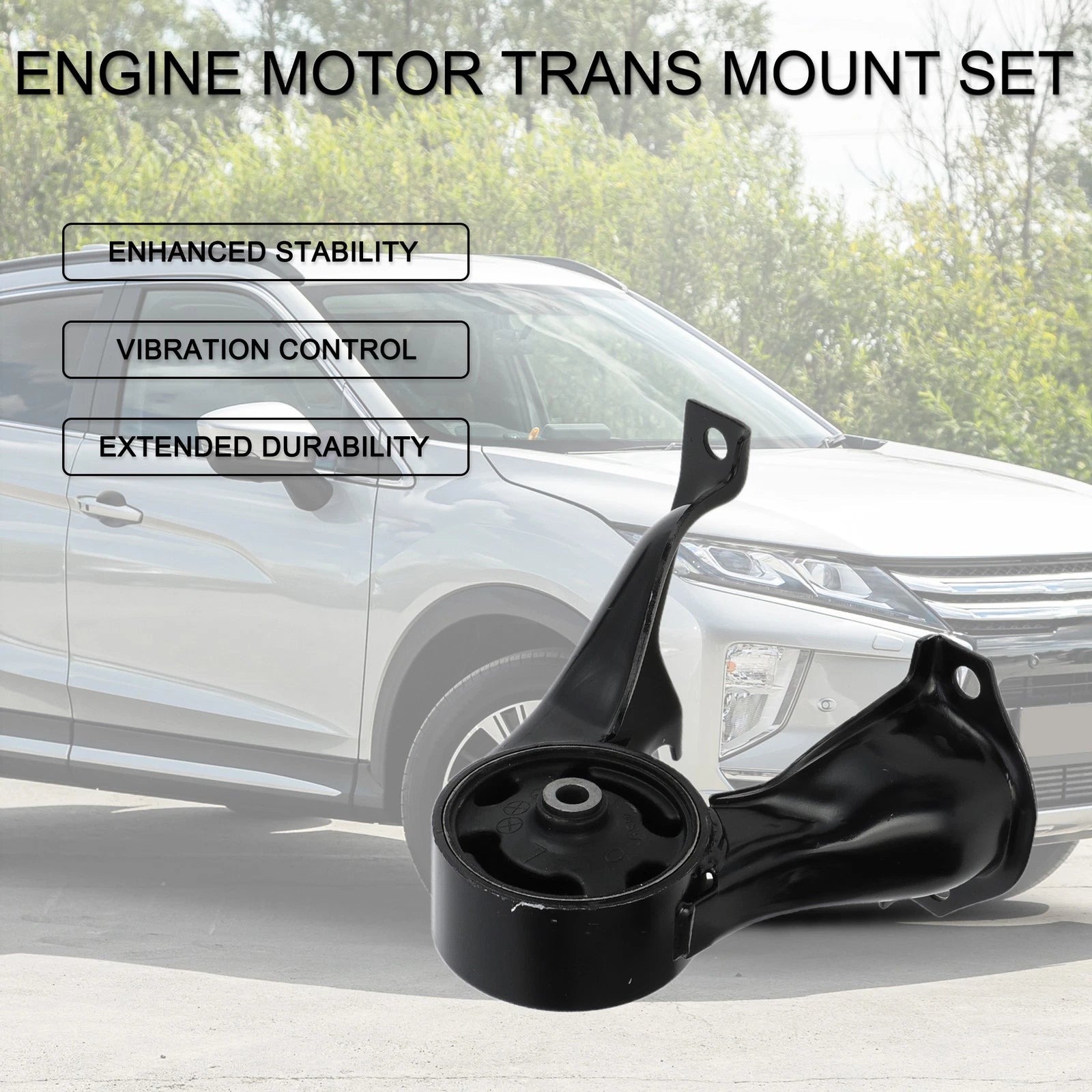 Engine Motor Trans Mount Set for Mitsubishi Lancer Ralliart 2.4L (2004–2006)