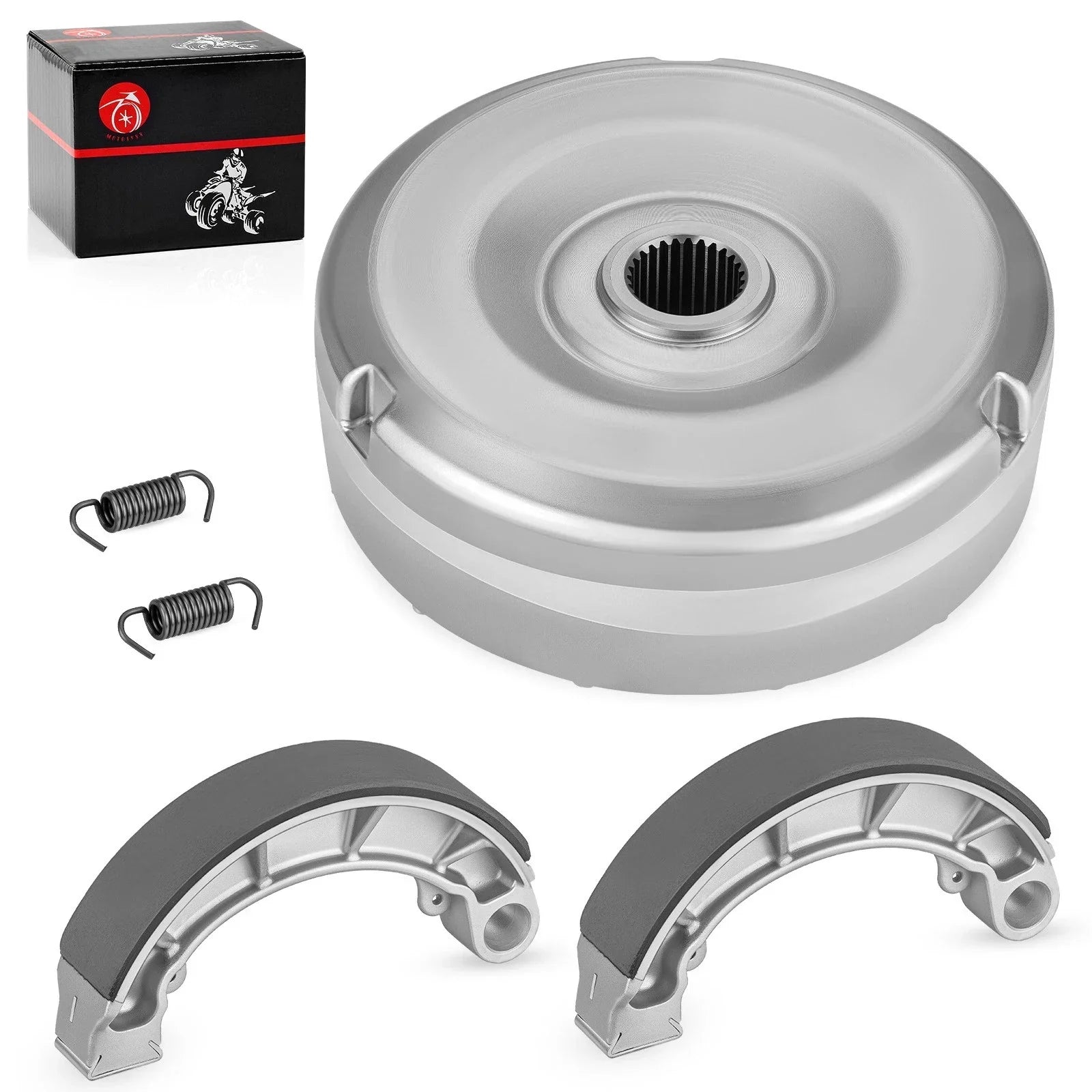 Rear Brake Drum Hub w/ Shoes Honda Foreman 450/Rancher 350/400