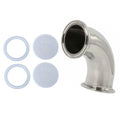 Sanitary Ferrule Elbows for Food Industry Use