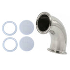 Sanitary Ferrule Elbows for Food Industry Use