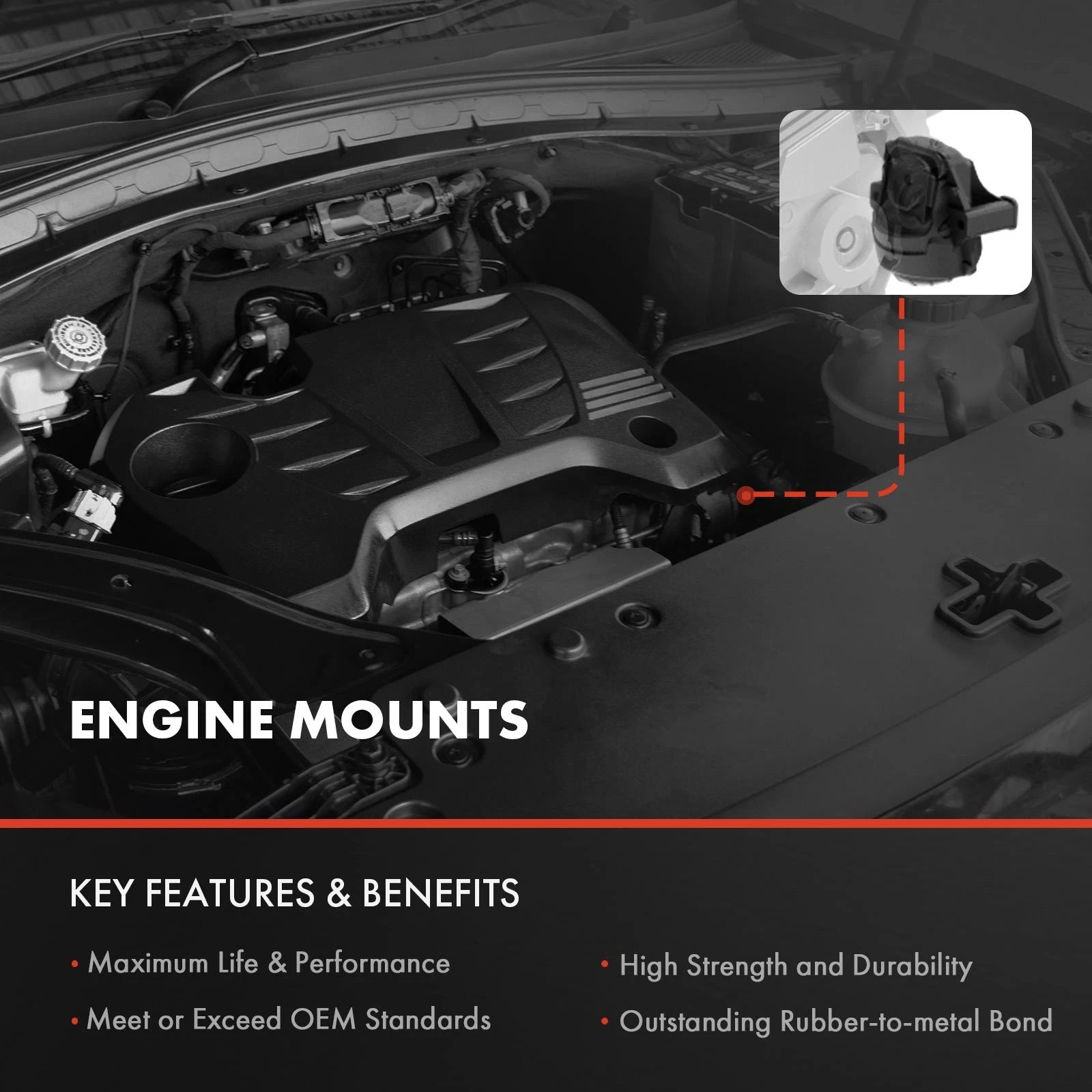 Front Passenger Engine Mount for Honda CR-V (2017-2019)