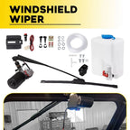 12V Electric Windshield Wiper Motor Kit for Polaris RZR 570/800/900/1000 (2010–2023)