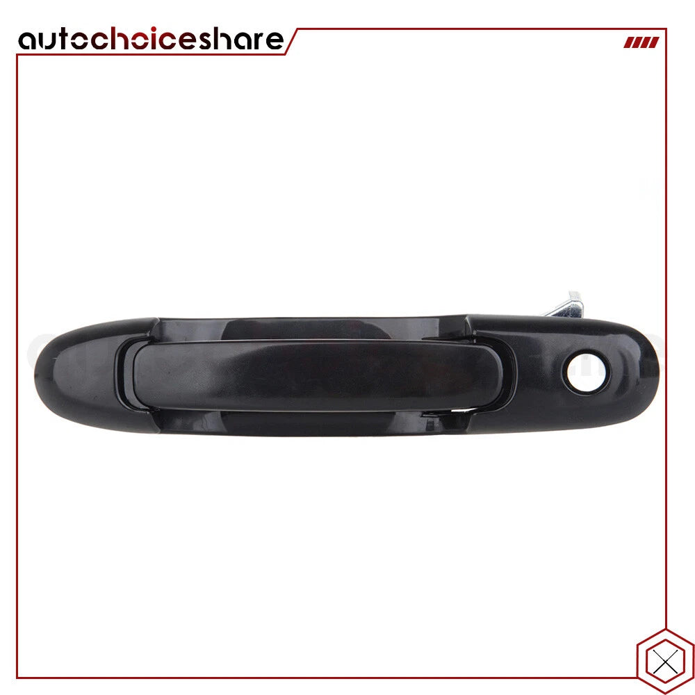 Set of 4 Exterior Door Handles Black for Toyota Sienna (1998–2003)