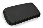 Leather Console Lid Armrest Cover for Chevrolet Colorado (2015–2022) Green Stitch