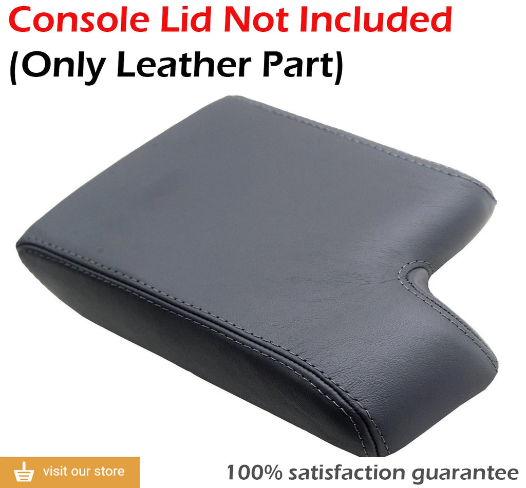 Center Console Armrest Cover for BMW E36 (1992–1999) Dark Gray Leather